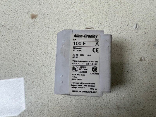 ALLEN BRADLEY 100-F CONTACT BLOCK SERIES A [Used]